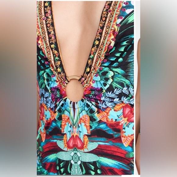 Camila Ring Detail Plunge V One Piece, X-Small, $359 - Picture 5 of 16